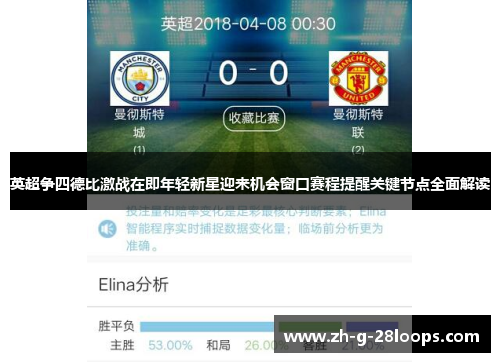 英超争四德比激战在即年轻新星迎来机会窗口赛程提醒关键节点全面解读 英超争四德比激战在即年轻新星迎来机会窗口赛程提醒关键节点全面解读
